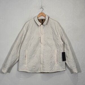 Fabletics White The Loft Shirt Jacket XL